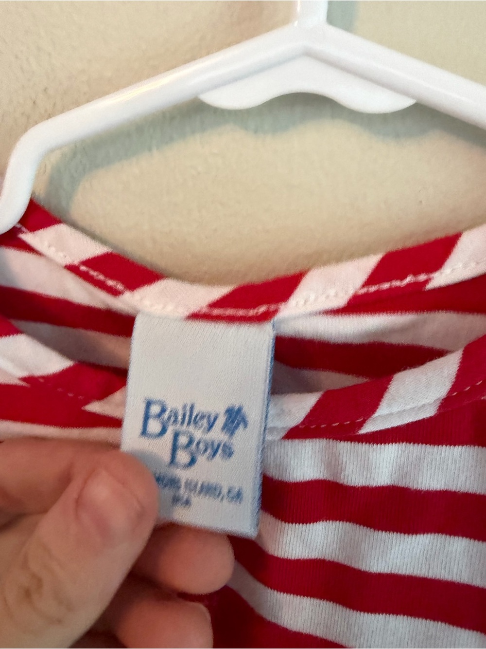The Bailey Boys Red & White Striped Santa Pajama Set - Picture 4 of 4